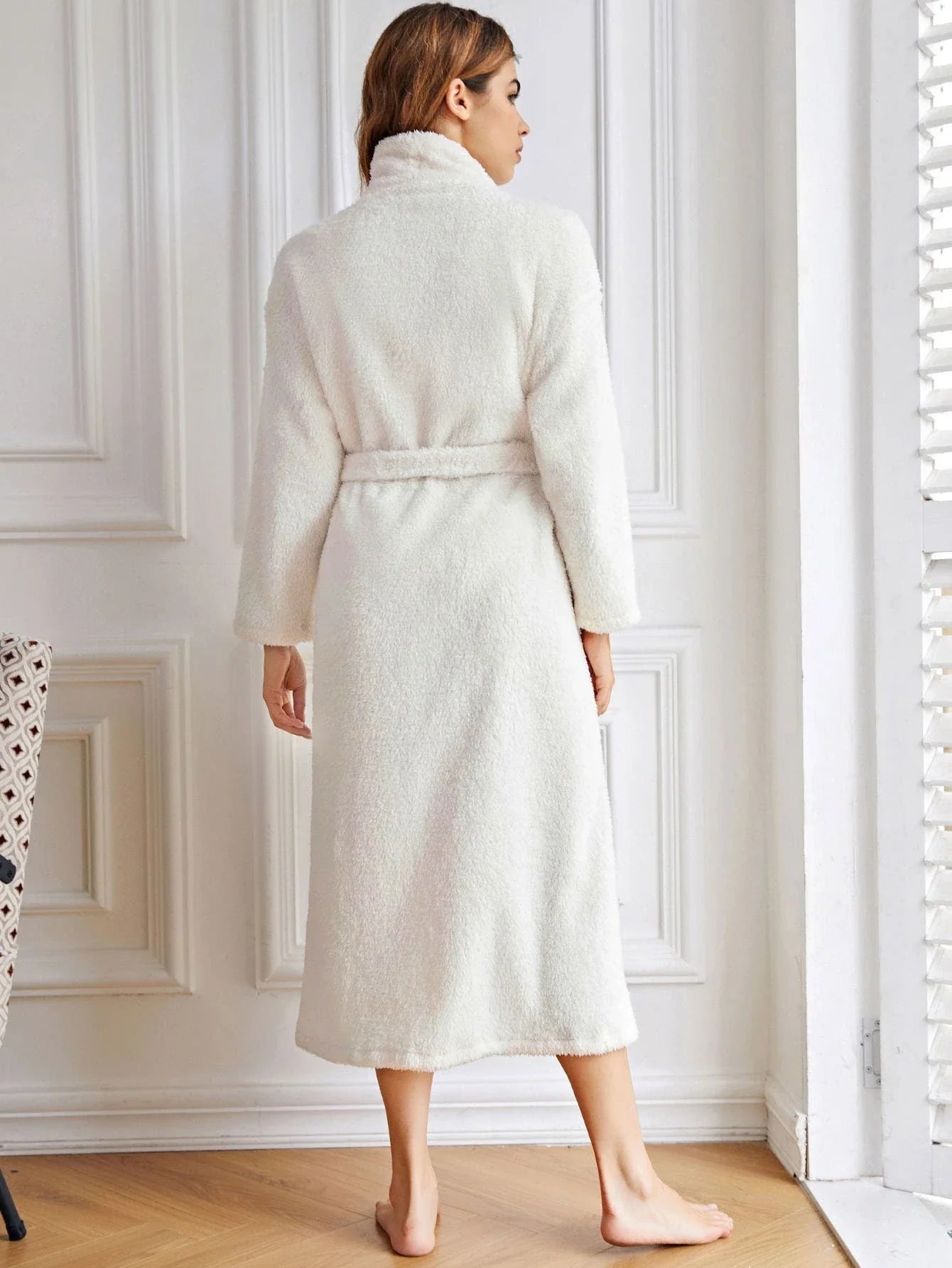 Peignoir de Bain Serviette Blanc