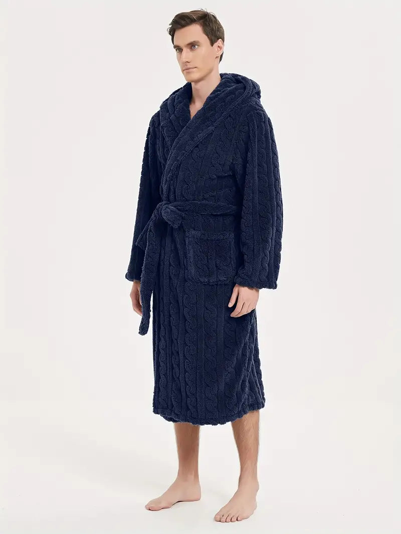 Peignoir D'hiver à Capuche pour Hommes