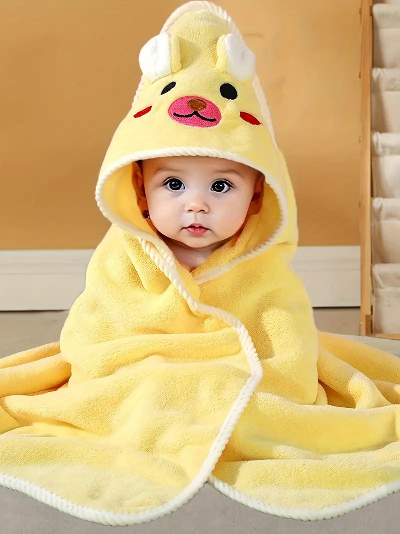 Cape de Bain Serviette Éponge pour Bébé