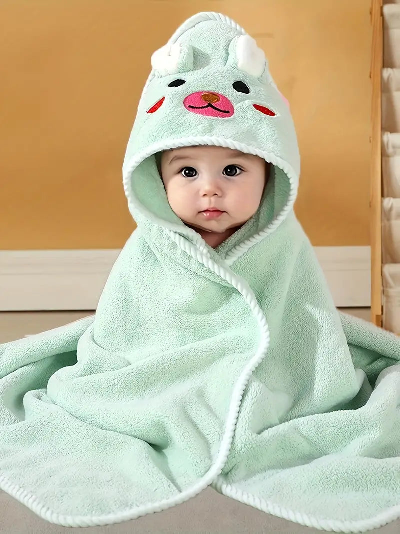 Cape de Bain Serviette Éponge pour Bébé