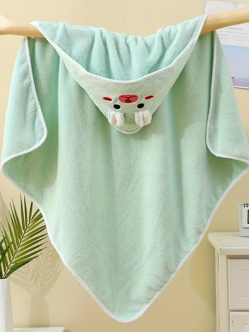 Cape de Bain Serviette Éponge pour Bébé