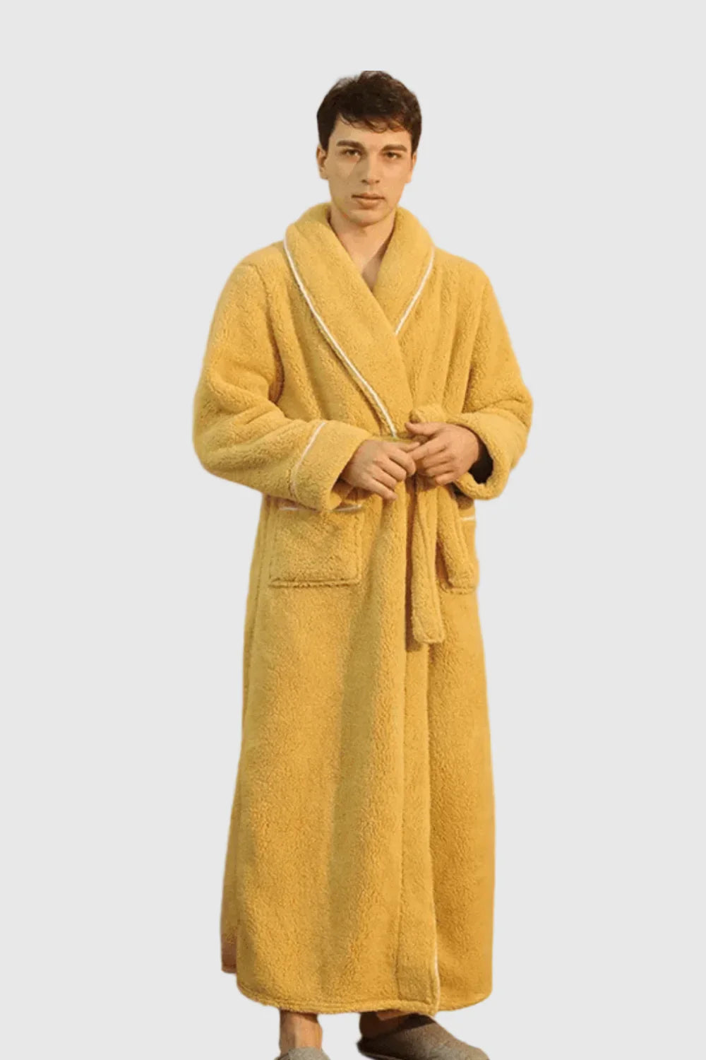 Peignoir de Bain Couple – Long, Douillet et Élégant
