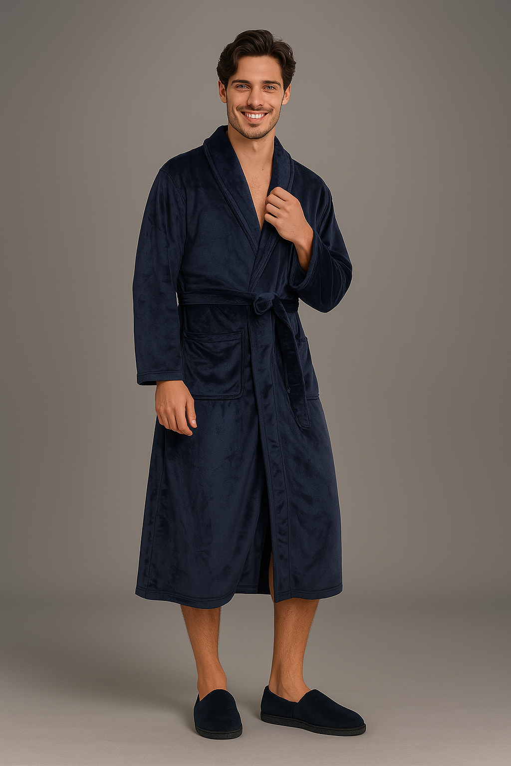 Peignoir de Bain Simple et Chaud Polaire