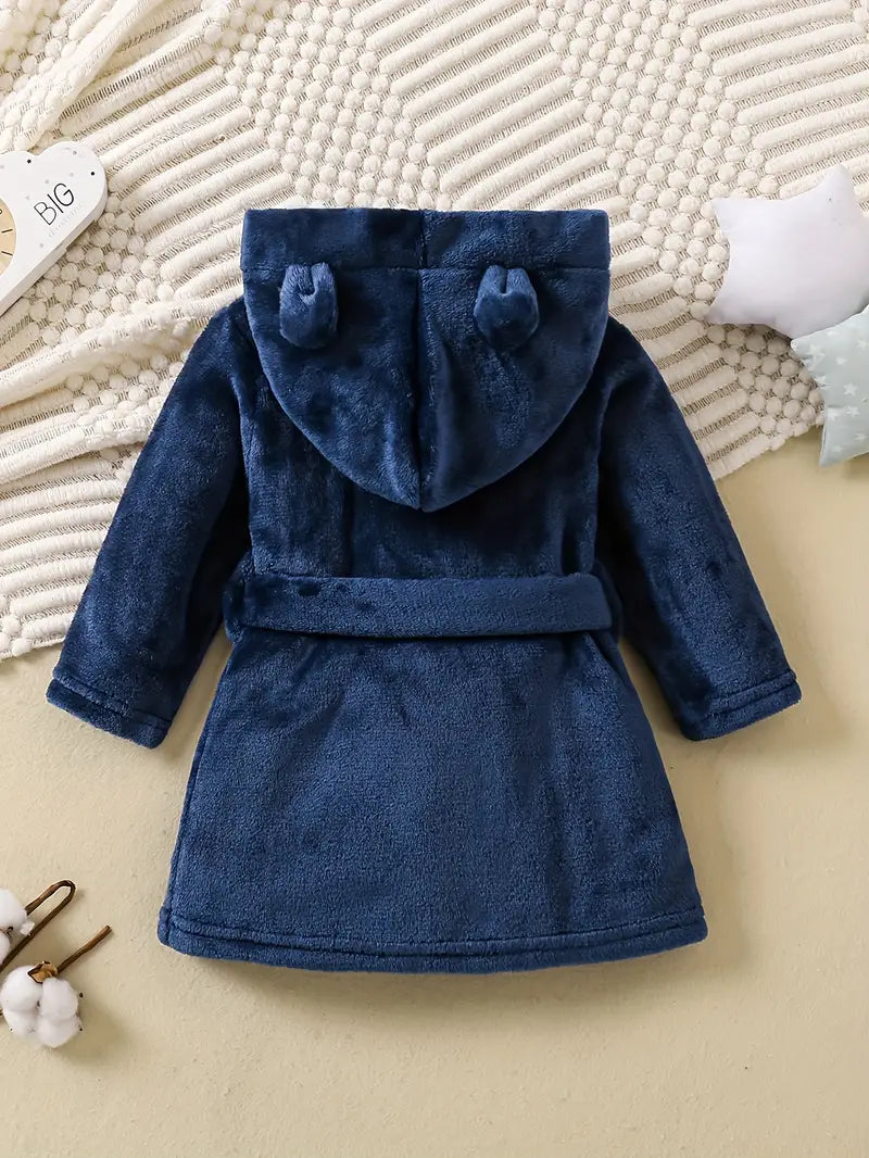 Peignoir de Bain Enfant avec Oreilles pour Bébé