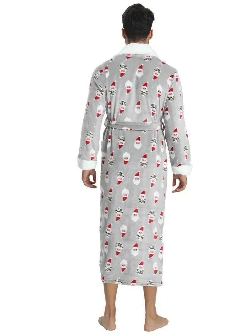 Peignoir Polaire Chaud de Noël