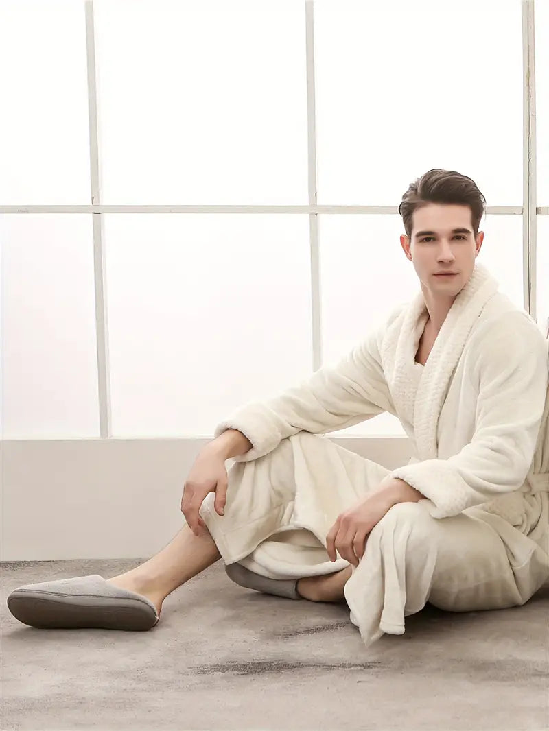 Peignoir D'hiver en Polaire Épaisse