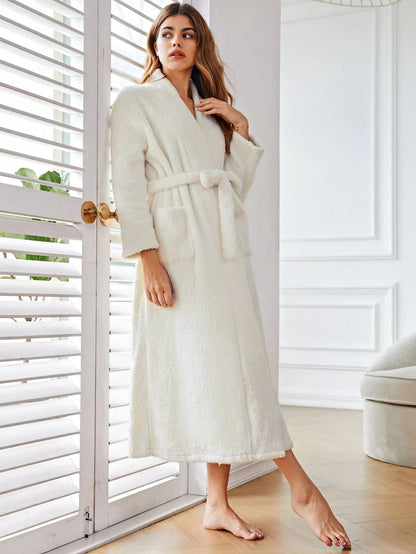 Peignoir de Bain Serviette Blanc