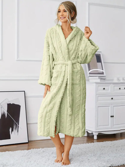 Peignoir de Bain Éponge Moelleux
