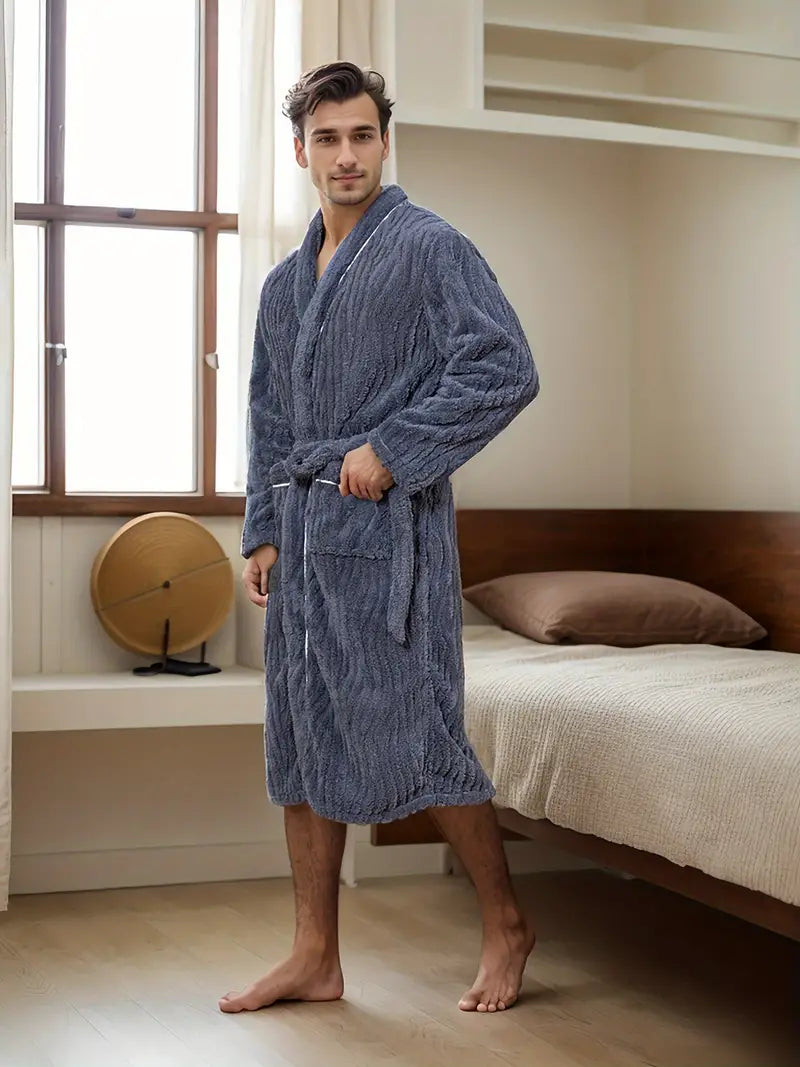 Peignoir en Éponge Épaisse et Douce