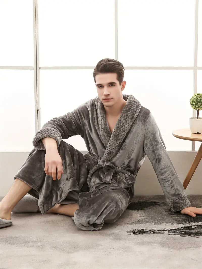 Peignoir D'hiver en Polaire Épaisse