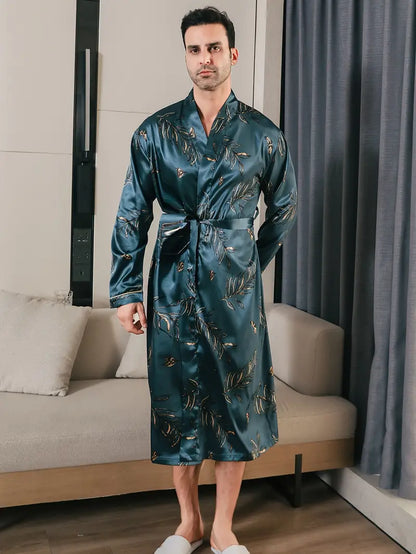 Peignoir de Bain en Satin de Luxe