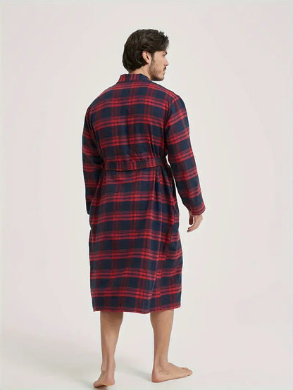 Peignoir de Bain à Carreaux Original