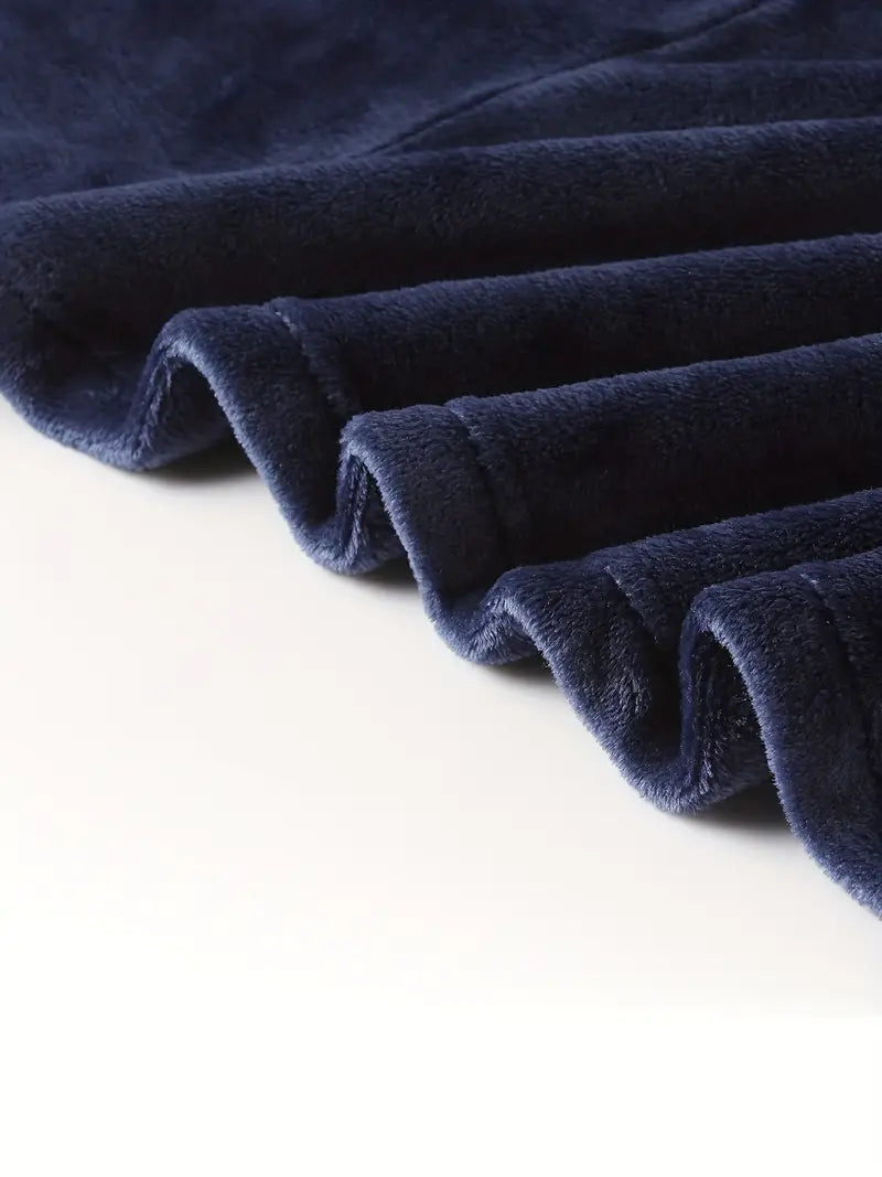 Peignoir Polaire Chaud et Éponge