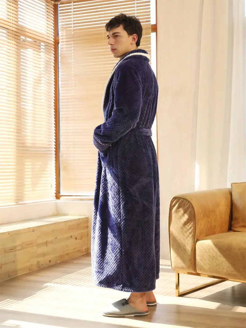 Peignoir Épais et Chaud en Éponge pour L'hiver