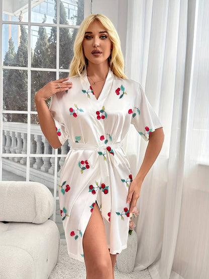 Robe Kimono en Satin