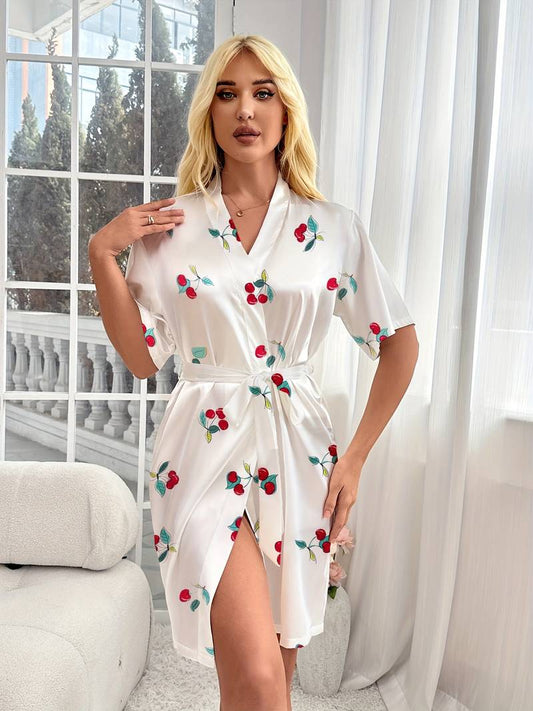 Robe Kimono en Satin