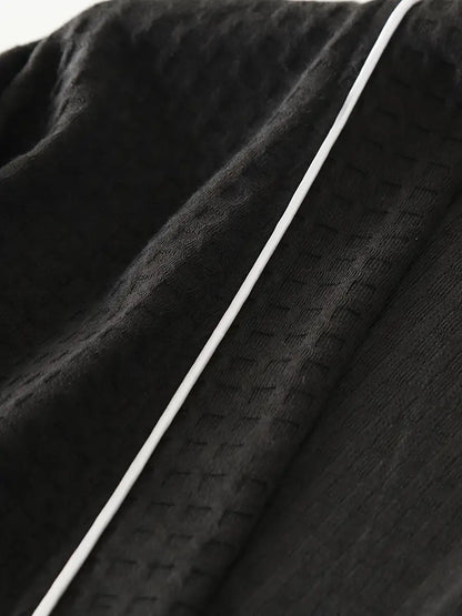 Peignoir de Bain Nid D'abeille Doux