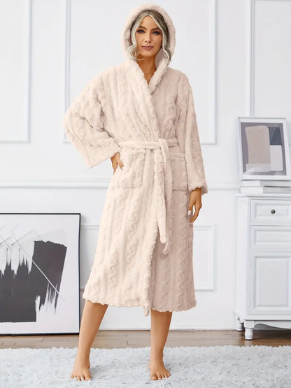 Peignoir de Bain Éponge Moelleux