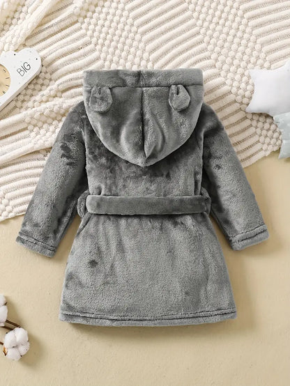 Peignoir de Bain Enfant avec Oreilles pour Bébé