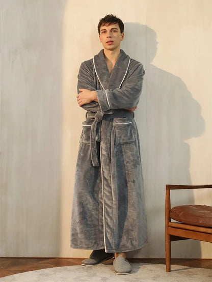 Peignoir Longue en Éponge Épaisse