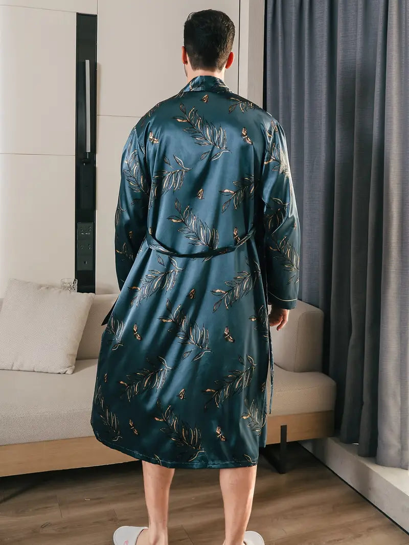 Peignoir de Bain en Satin de Luxe