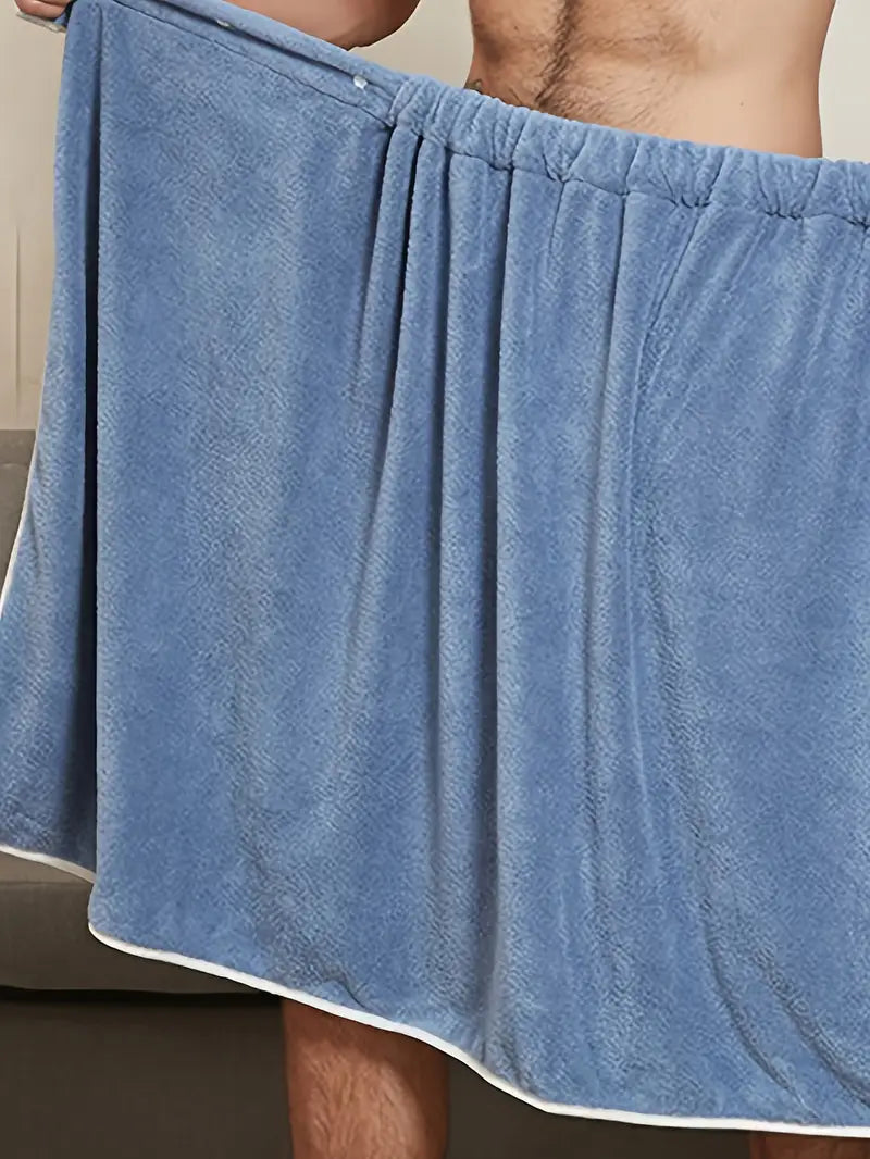 Peignoir Serviette Homme Essentiel Microfibre