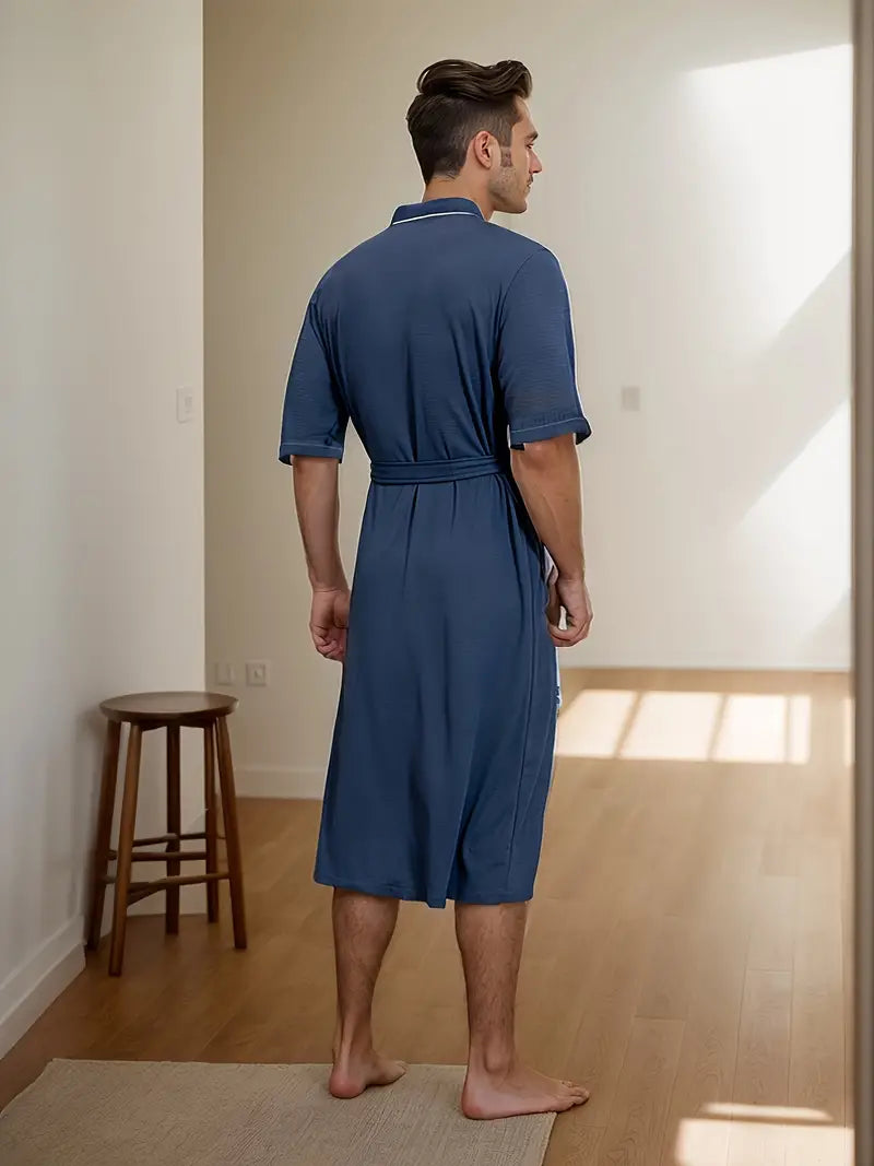 Peignoir de Bain Original Kimono Bleu