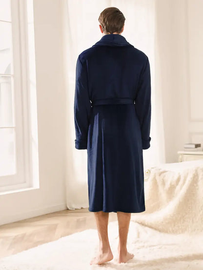 Peignoir Polaire Chaud et Éponge