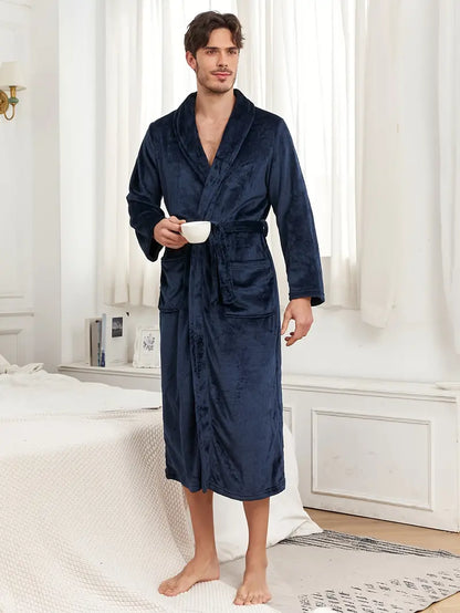 Peignoir de Bain Simple et Chaud Polaire