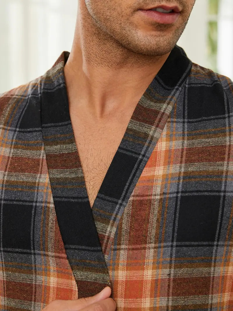 Peignoir Original Soft de Bain de Carreaux