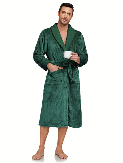 Peignoir Éponge Chaud Vert