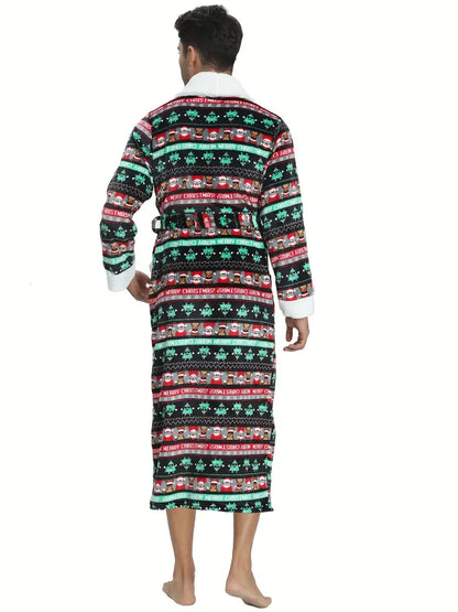 Peignoir Polaire Chaud de Noël