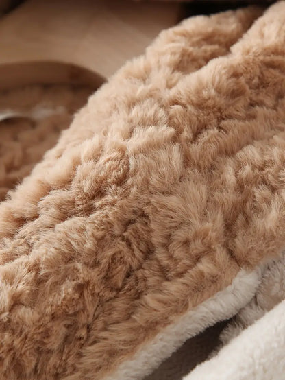 Peignoir de Bain Polaire Éponge