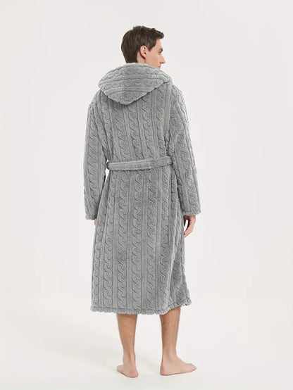 Peignoir D'hiver à Capuche pour Hommes