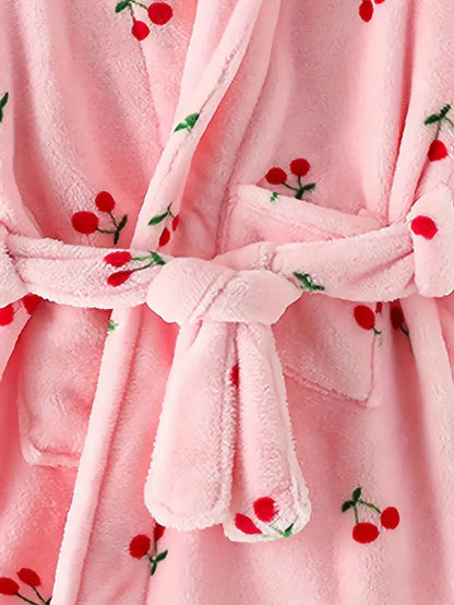Peignoir de Bain Enfant  avec Imprimé de Dessin Animé