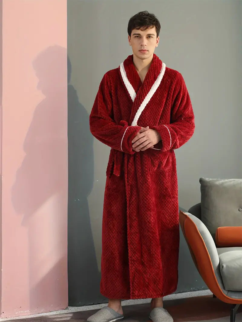 Peignoir Épais et Chaud en Éponge pour L'hiver