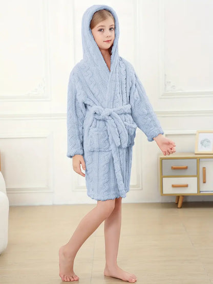 Peignoir de Bain Enfant en Tricot