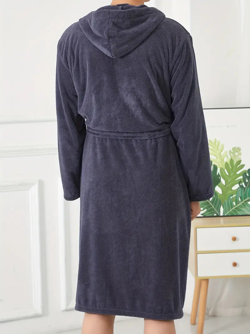 Peignoir de Bain Chaud avec Capuche