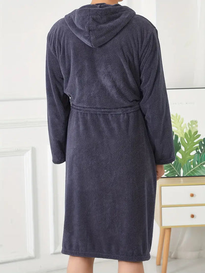 Peignoir de Bain Chaud avec Capuche