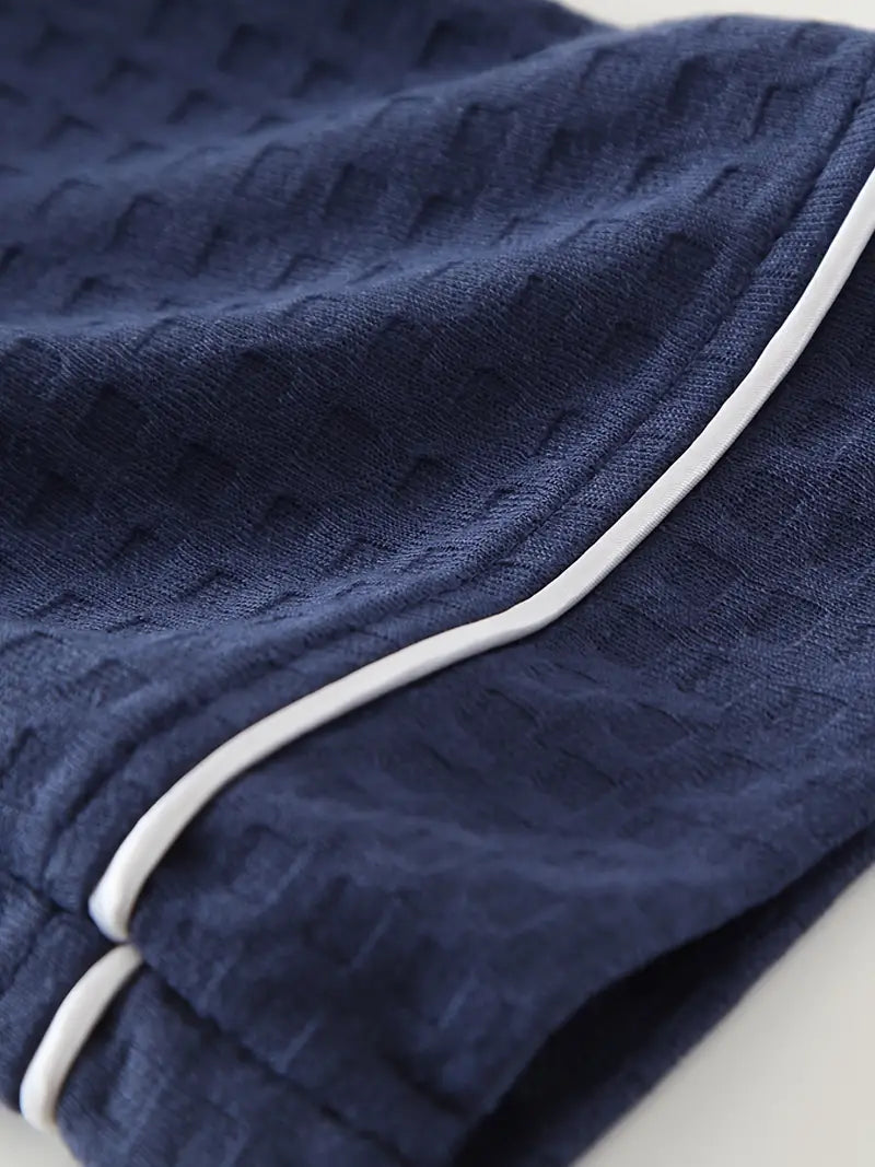 Peignoir de Bain Nid D'abeille Doux