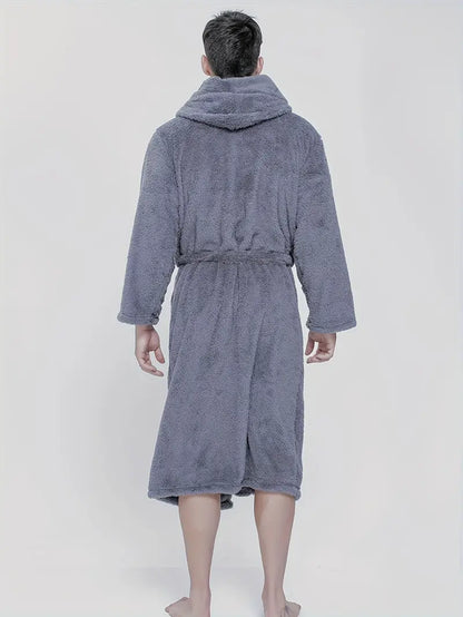Peignoir avec Capuche Doux et Chaud