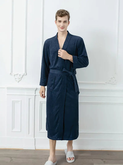 Peignoir de Bain Serviette en Coton