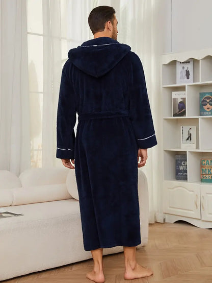 Peignoir à Capuche Épais de Qualité