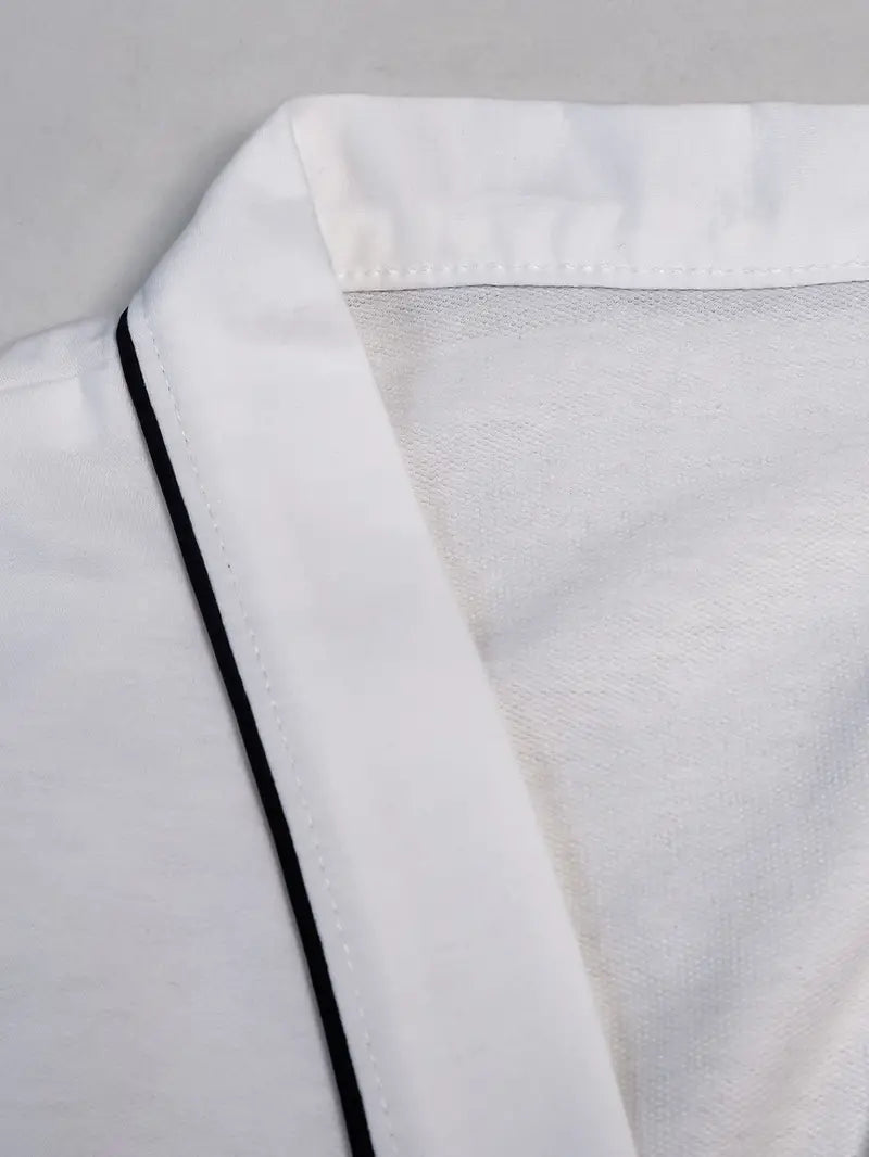 Peignoir de Bain Blanc Élégante