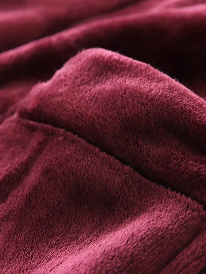 Peignoir à Capuche en Polaire Doux