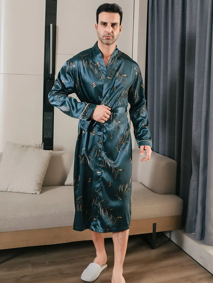 Peignoir de Bain en Satin de Luxe