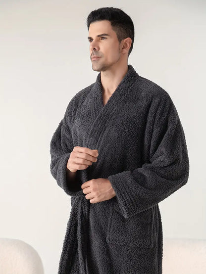 Peignoir de Bain Polaire Chaud