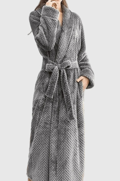 Peignoir Long Femme Polaire Chaud et Doux