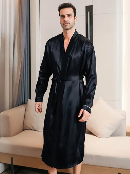 Peignoir de Luxe à Manches Longues