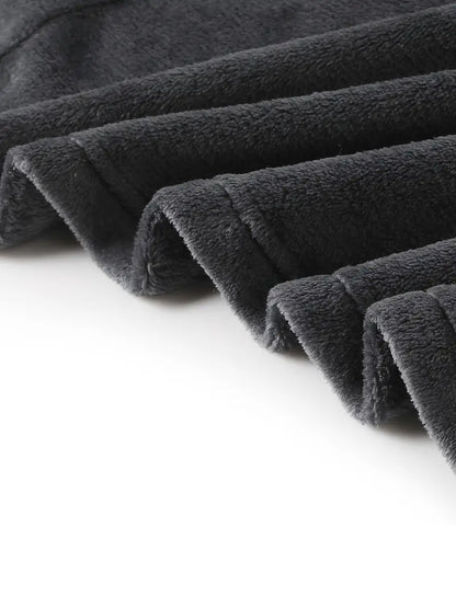 Peignoir Polaire Chaud et Éponge